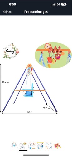 Drm folding babt swing seat - drm,