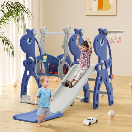 Kids garden swing slide - &, set