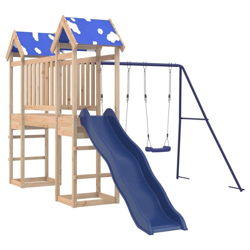 Outdoor playset solid - outdoor, wood